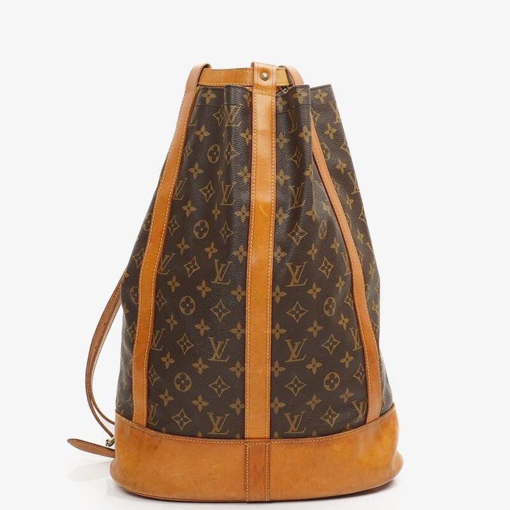Authentic (909A2) Louis Vuitton “Radonnee” GM Bucket Shoulder Bag & Dust Bag